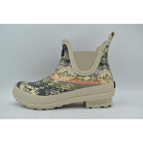 Pendleton Womens Size 11 Agate Beach Fog Waterproof Chelsea Rain Boots Shoes - Picture 7 of 11